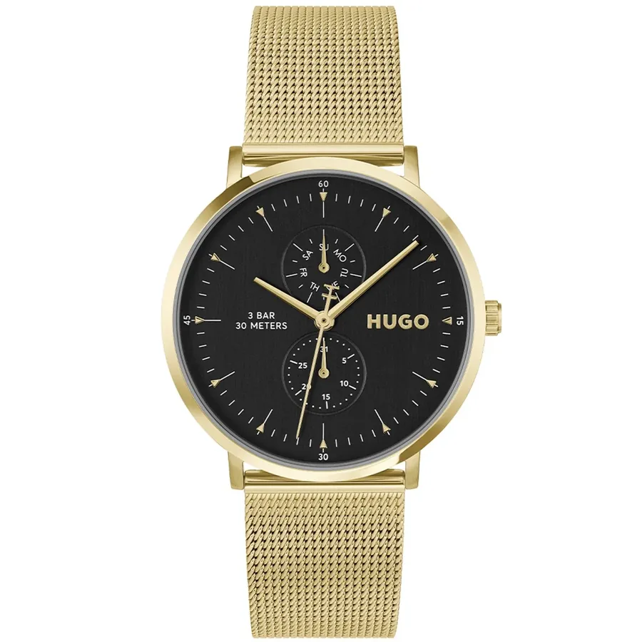 HUGO Style 40mm Black Dial, front view