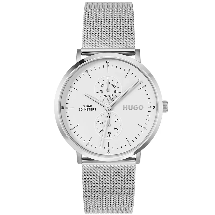 HUGO Style 40mm White Dial, front view