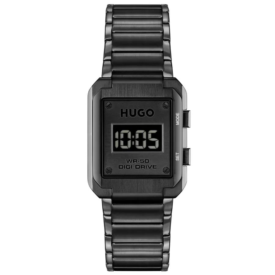 HUGO Thrive 30x40mm Black Dial, front view