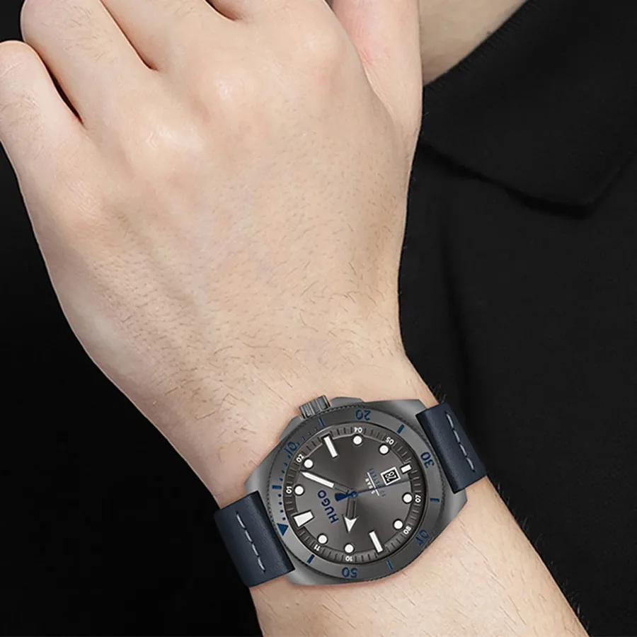 HUGO Visit 44mm Grey Dial, view 5
