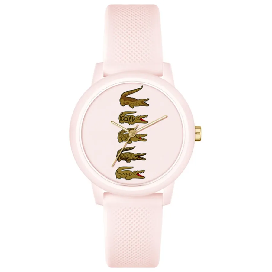 Lacoste 12.12 36mm Baby Pink Dial, front view