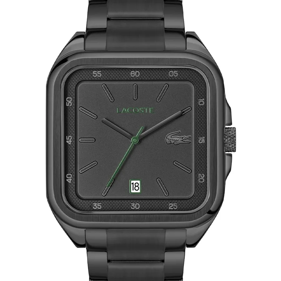 Lacoste 12.12 39x32mm Black Dial, view 3