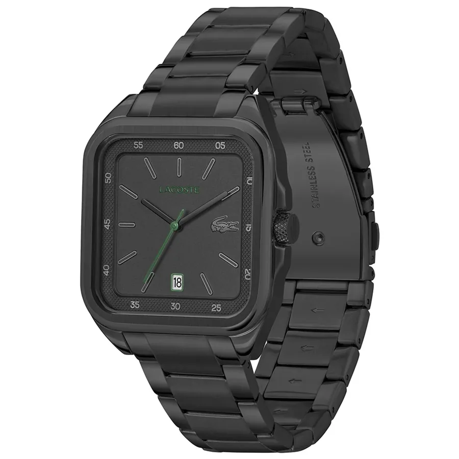 Lacoste 12.12 39x32mm Black Dial, view 4