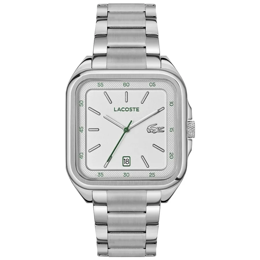 Lacoste 12.12 39x32mm Silver Dial, front view