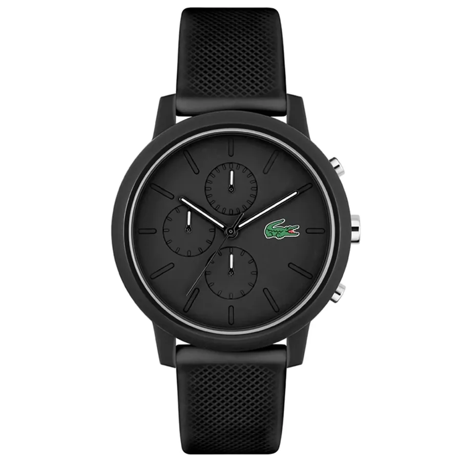 Lacoste 12.12 Chrono 43mm Black Dial, front view