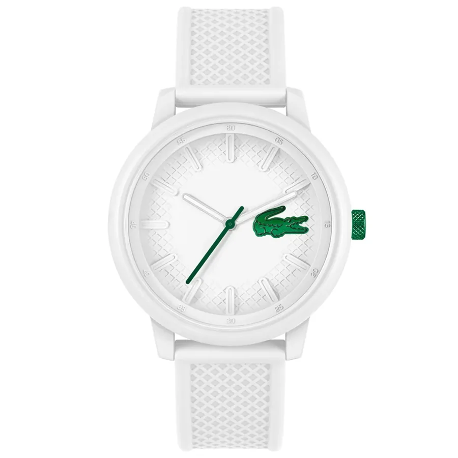 Lacoste 12.12 Hero 48mm White Dial, front view