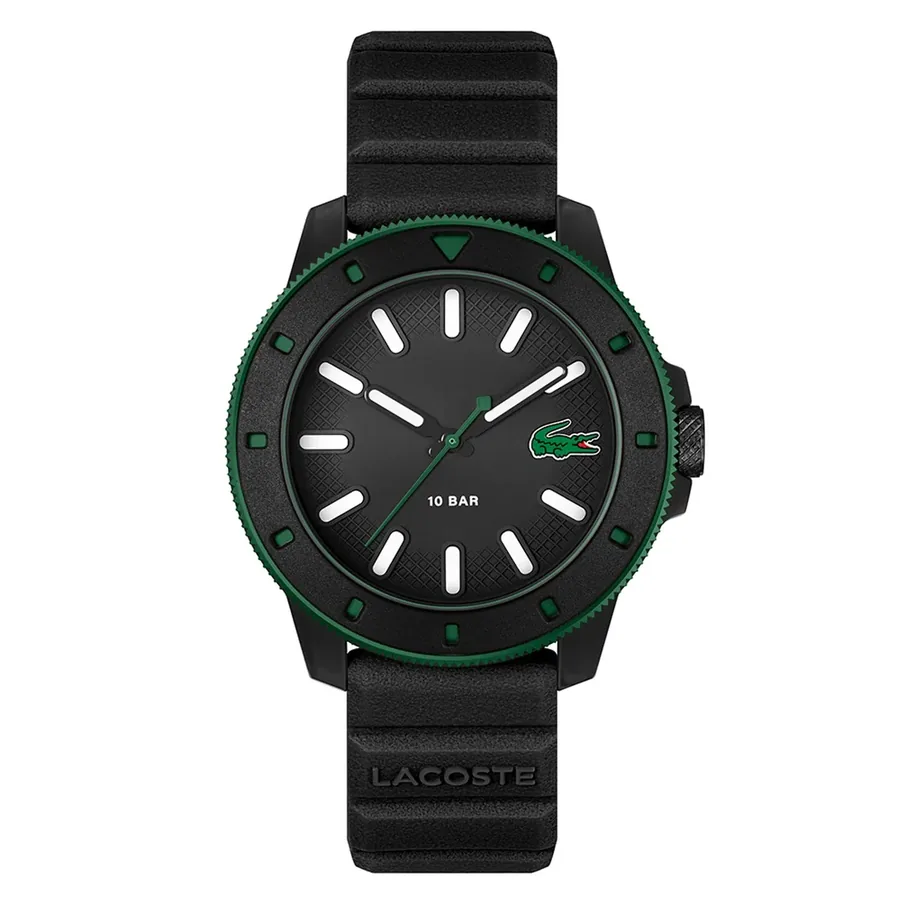 Lacoste 12.12 Scuba 43mm Black Dial, front view