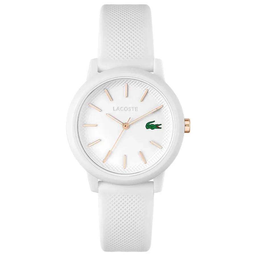 Lacoste 36mm White Dial, front view