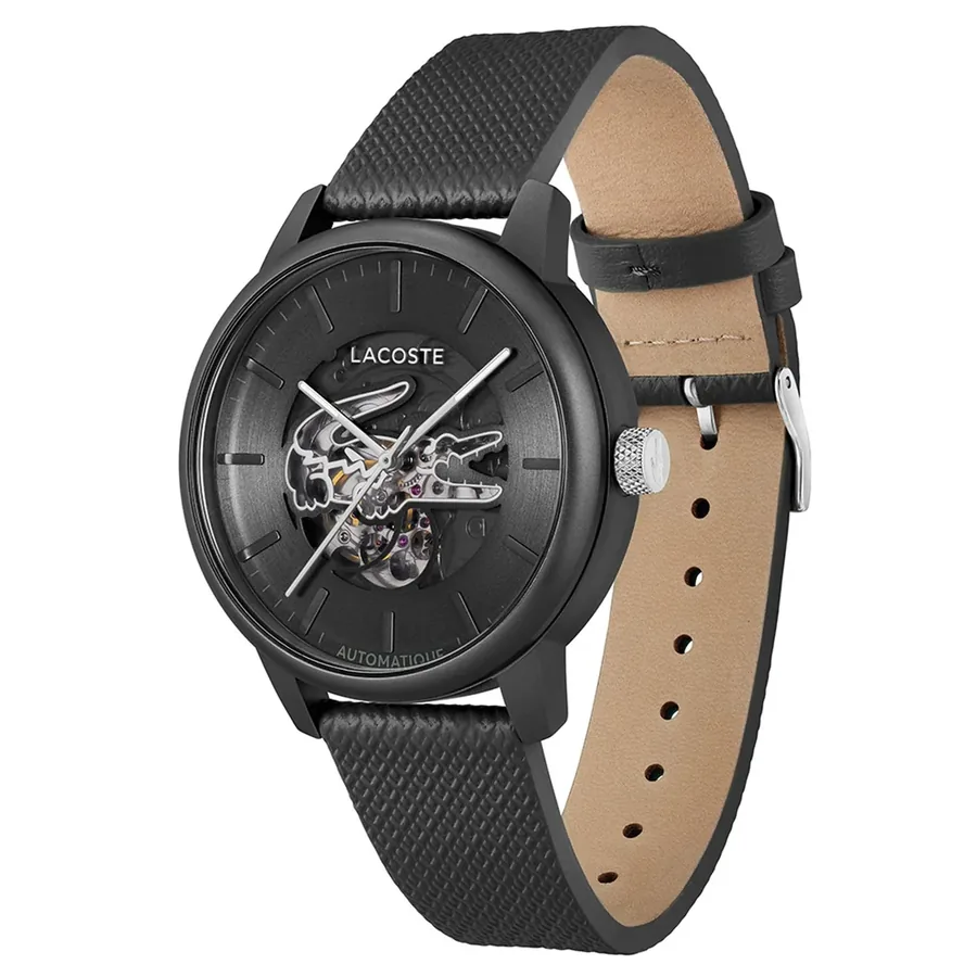 Lacoste 44mm Automatic Black Dial, view 3