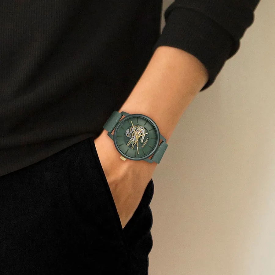 Lacoste 44mm Automatic Khaki Dial, view 2