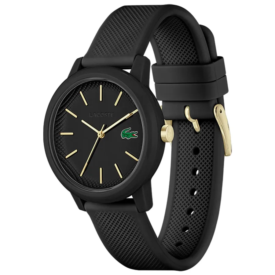 Lacoste Black Dial, Black Rubber Strap, Ref. 2001212, view 3