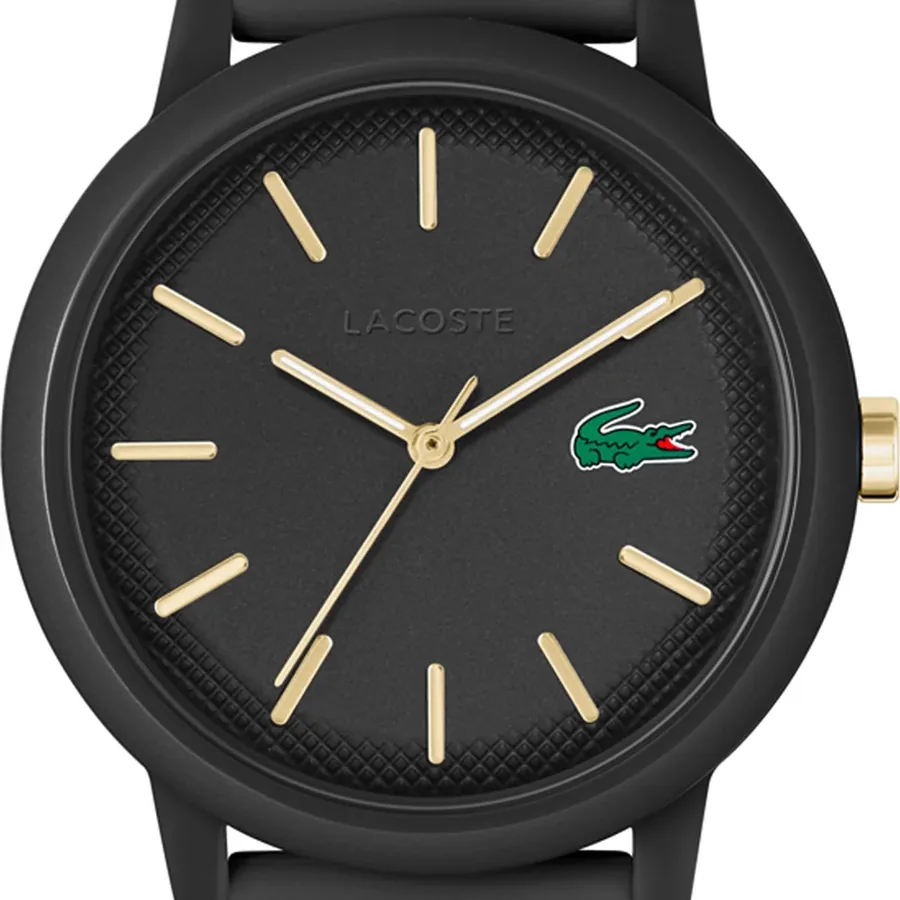 Lacoste Black Dial, Black Rubber Strap, Ref. 2011233, view 2