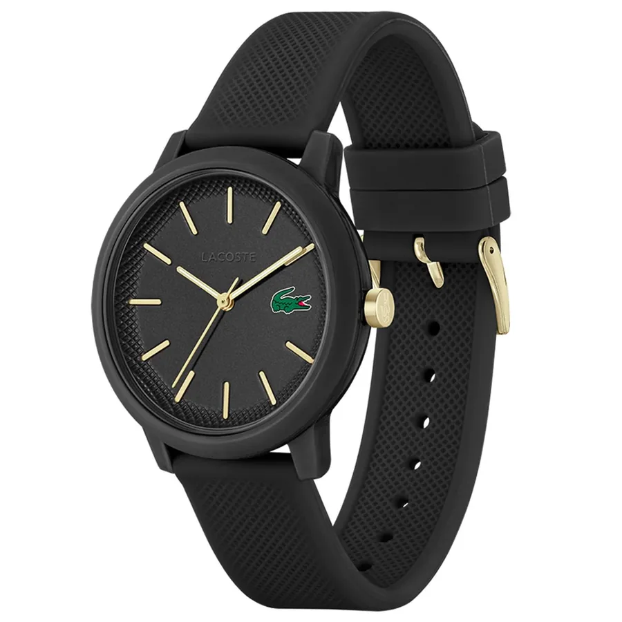 Lacoste Black Dial, Black Rubber Strap, Ref. 2011233, view 3