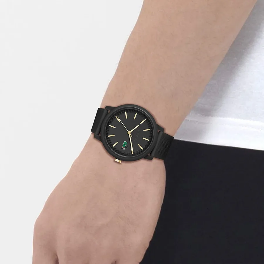 Lacoste Black Dial, Black Rubber Strap, Ref. 2011233, view 5