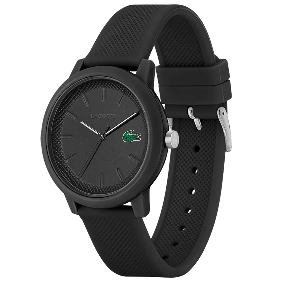 Lacoste Black Dial, Black Rubber Strap, Ref. 2011171, view 3