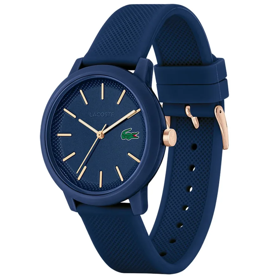 Lacoste Blue Dial, Blue Rubber Strap, Ref. 2011234, view 3