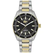 Black dial / Silver and gold-tone
