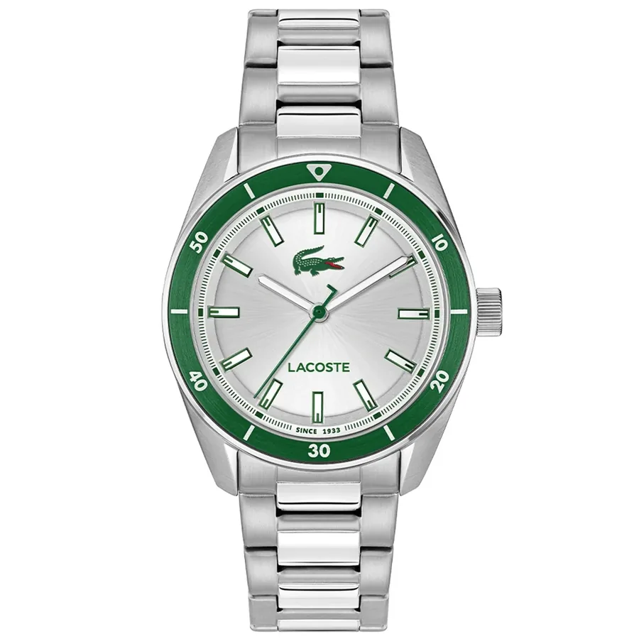 Lacoste Boston 39mm White Dial, front view