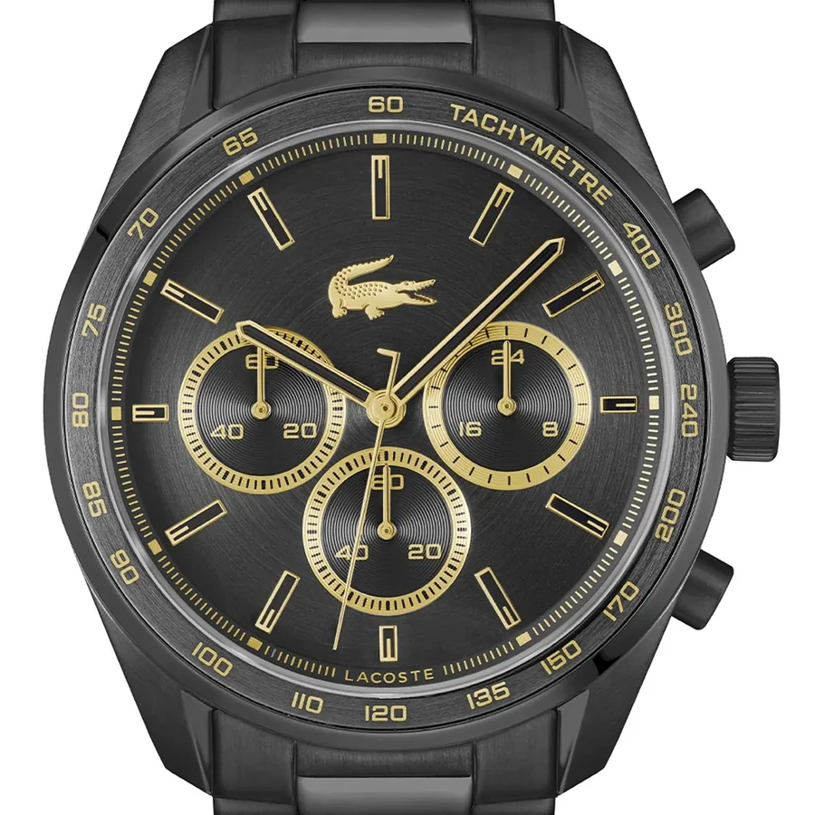 Lacoste Boston 42mm Chronograph Black Dial, view 2