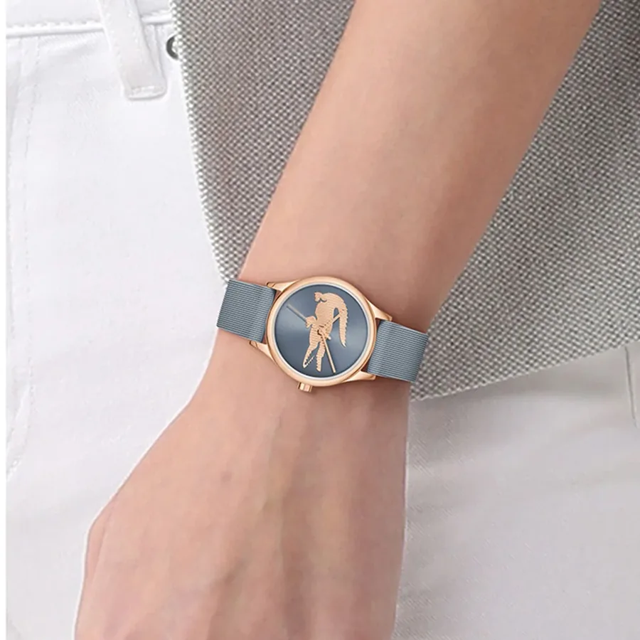 Lacoste Crocodelle 30mm Blue Dial, view 5