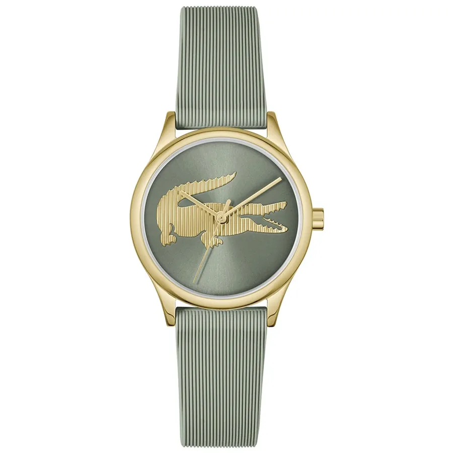 Lacoste Crocodelle 30mm Green Dial, front view