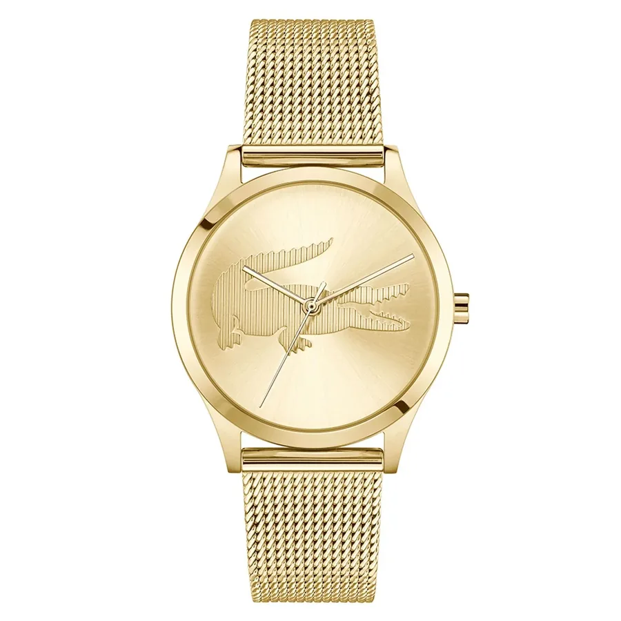 Lacoste Crocodelle 36mm Gold Dial, front view