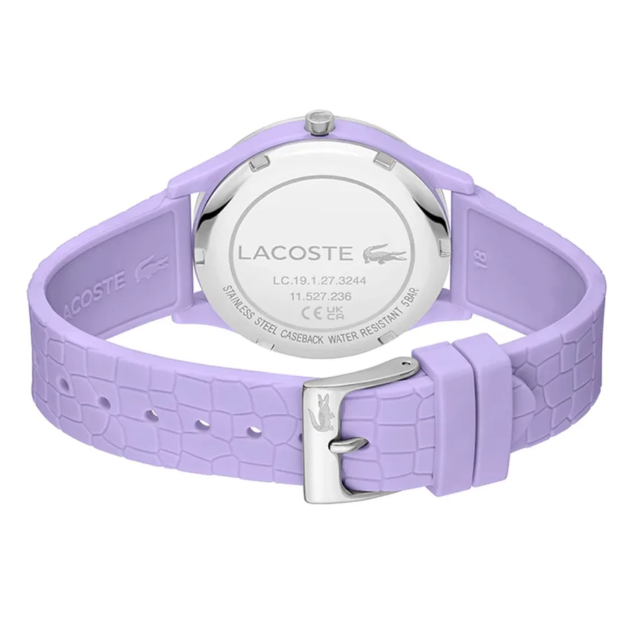 Lacoste Crocodelle 36mm Lilac Dial, view 4