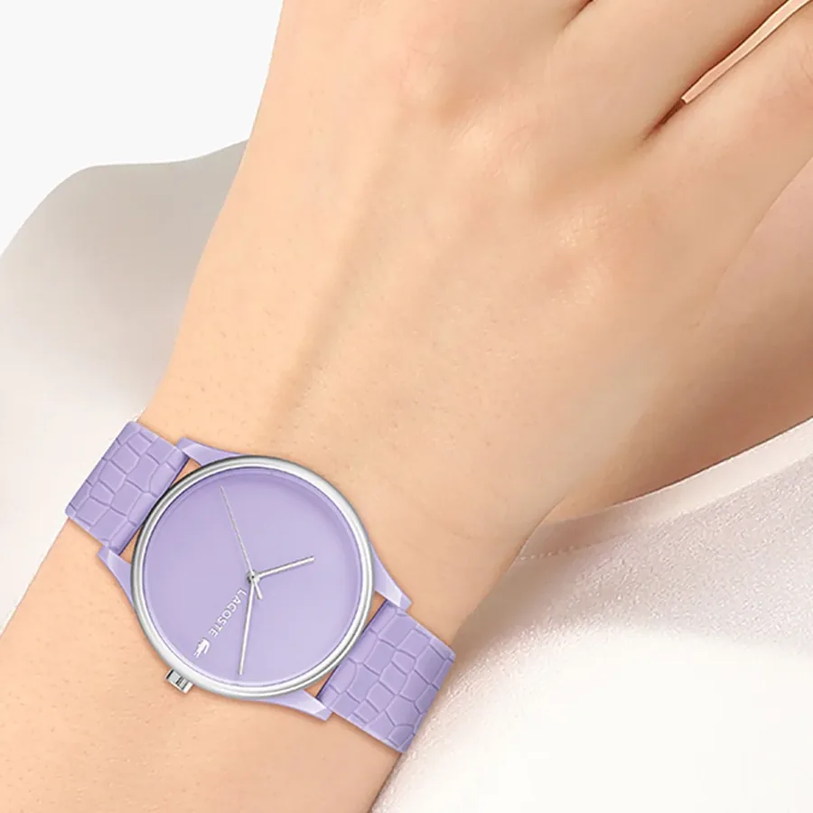 Lacoste Crocodelle 36mm Lilac Dial, view 5