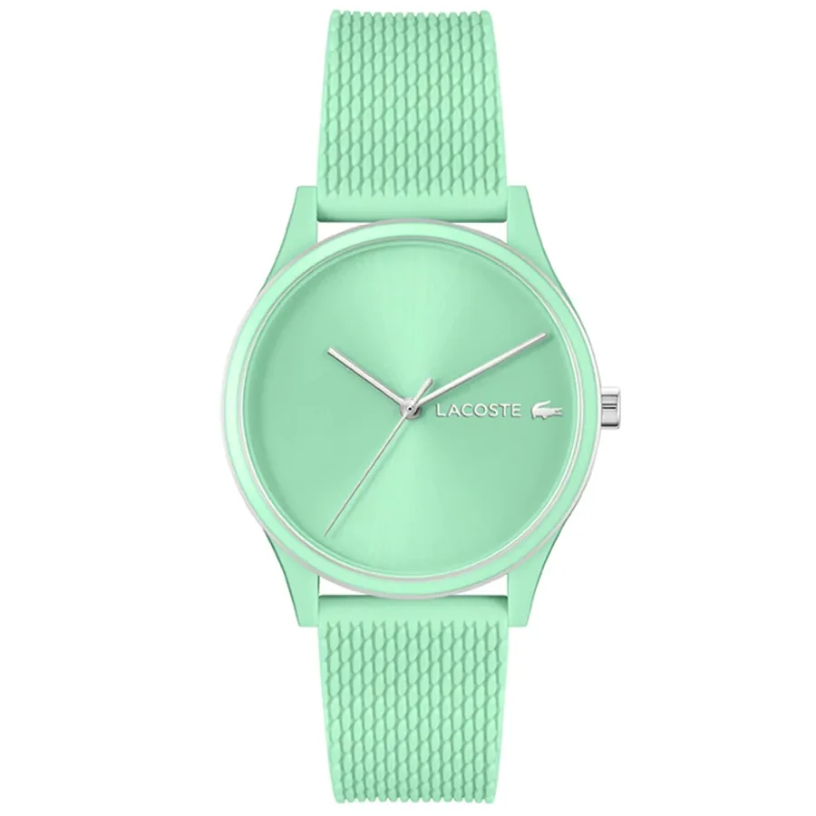 Lacoste Crocodelle 36mm Turquoise Dial, front view