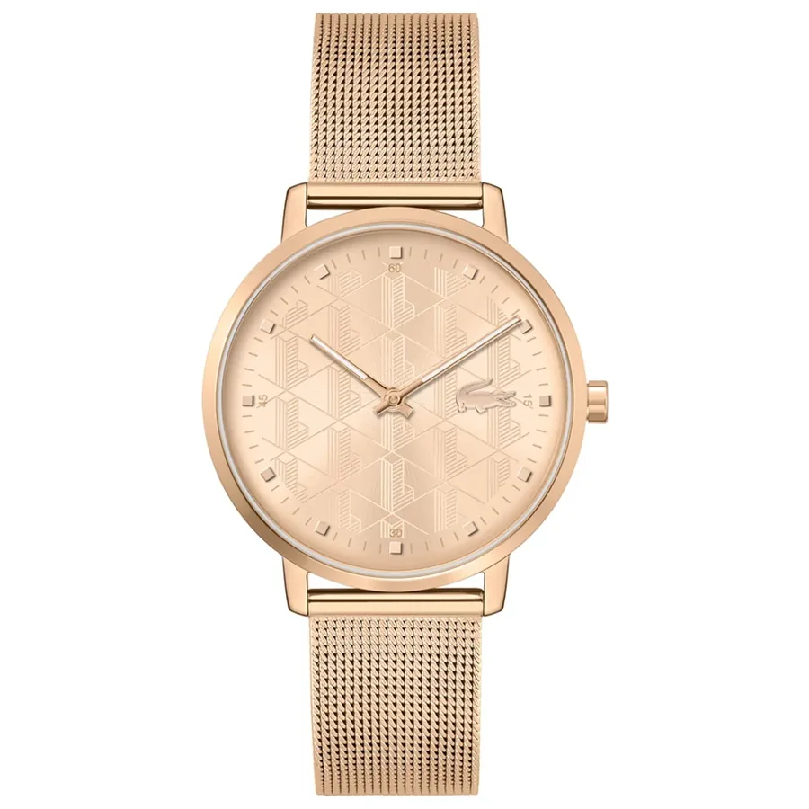 Lacoste Crocorigin 35mm Rose Gold Dial, front view