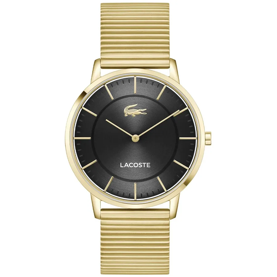 Lacoste Crocorigin 40mm Black Dial, Ref. 2011475, front view