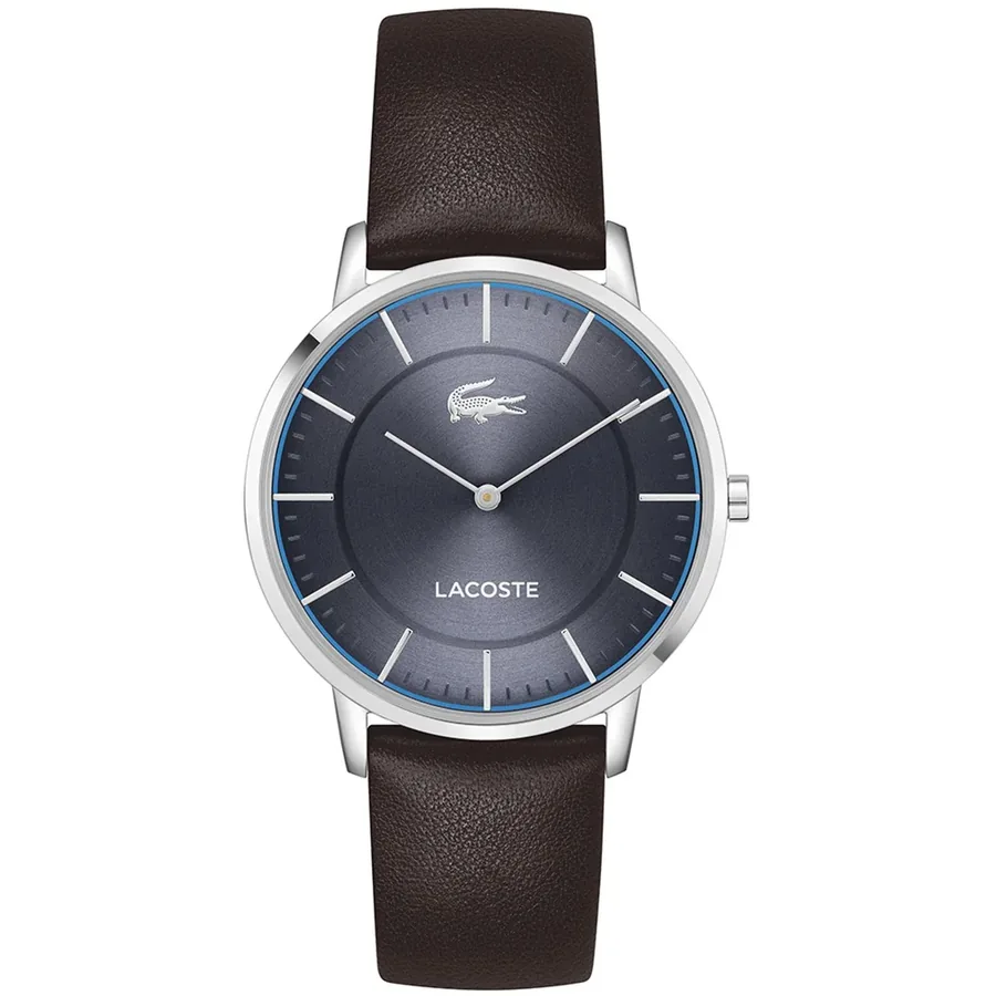 Lacoste Crocorigin 40mm Blue Dial, front view