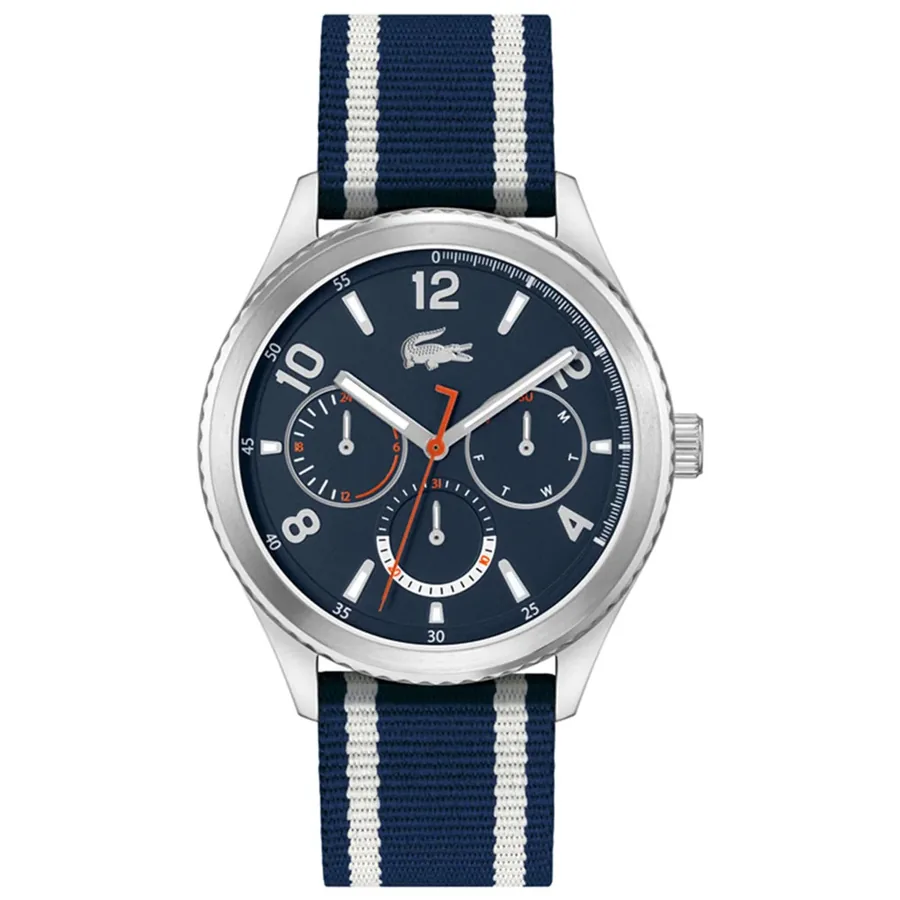 Lacoste Deuce 44mm Blue Dial, front view