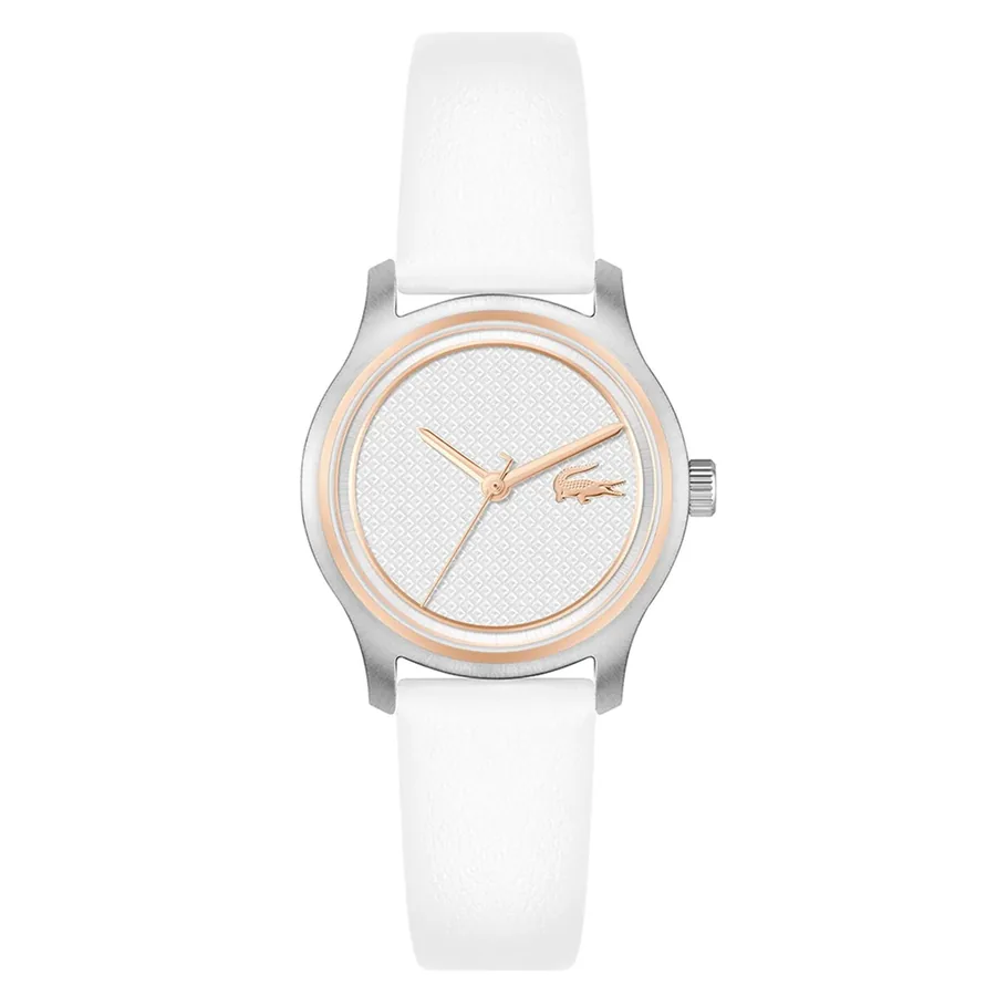 Lacoste Elyse 30mm White Dial, front view