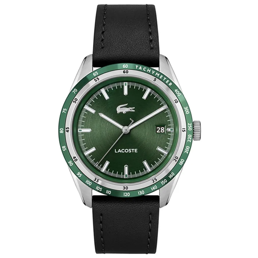Lacoste Everett 40mm Green Dial, front view