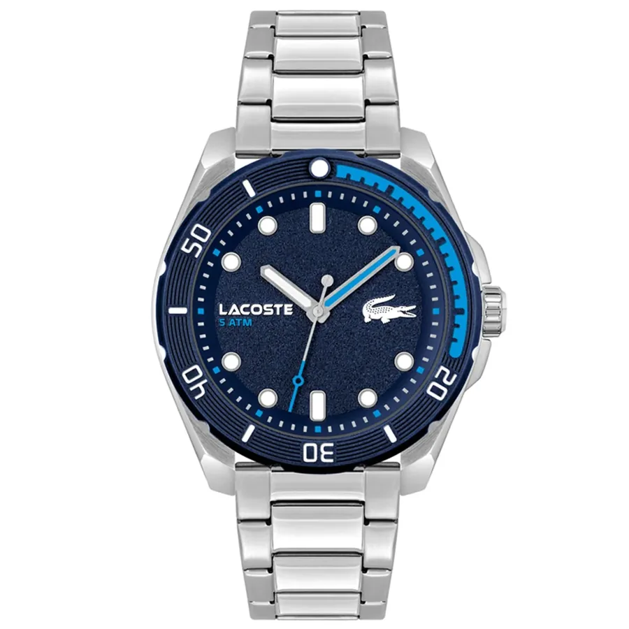Lacoste Finn 44mm Blue Dial, front view