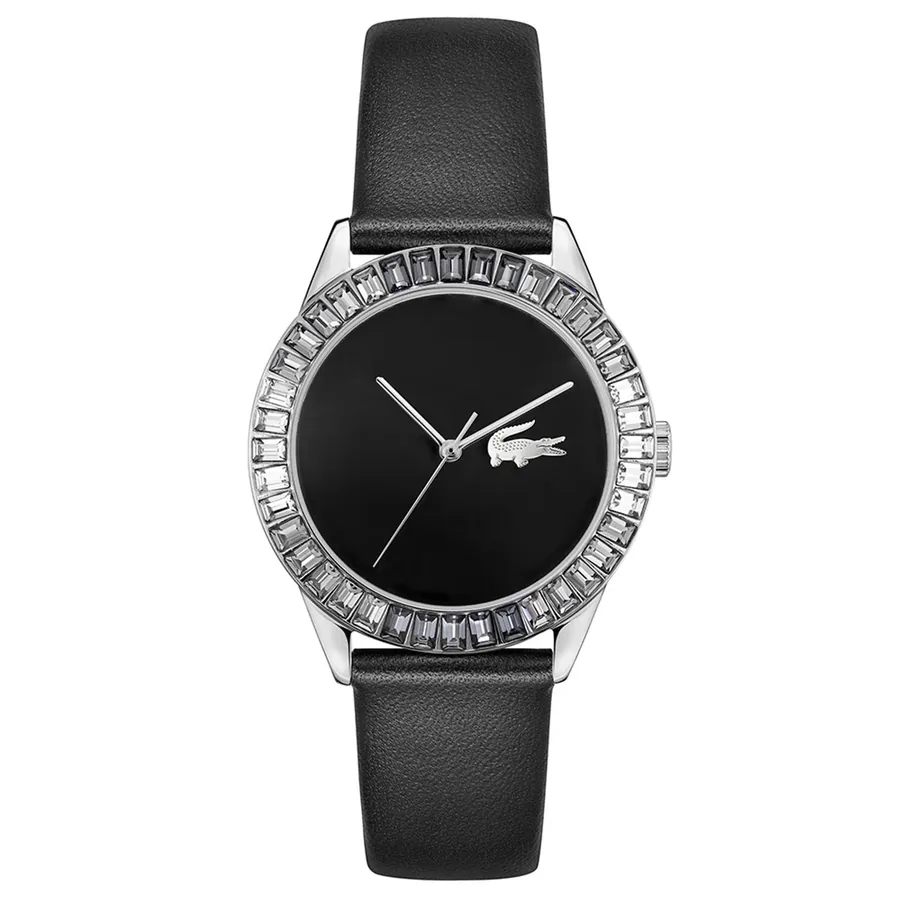 Lacoste Ladycroc 36mm Black Dial, front view