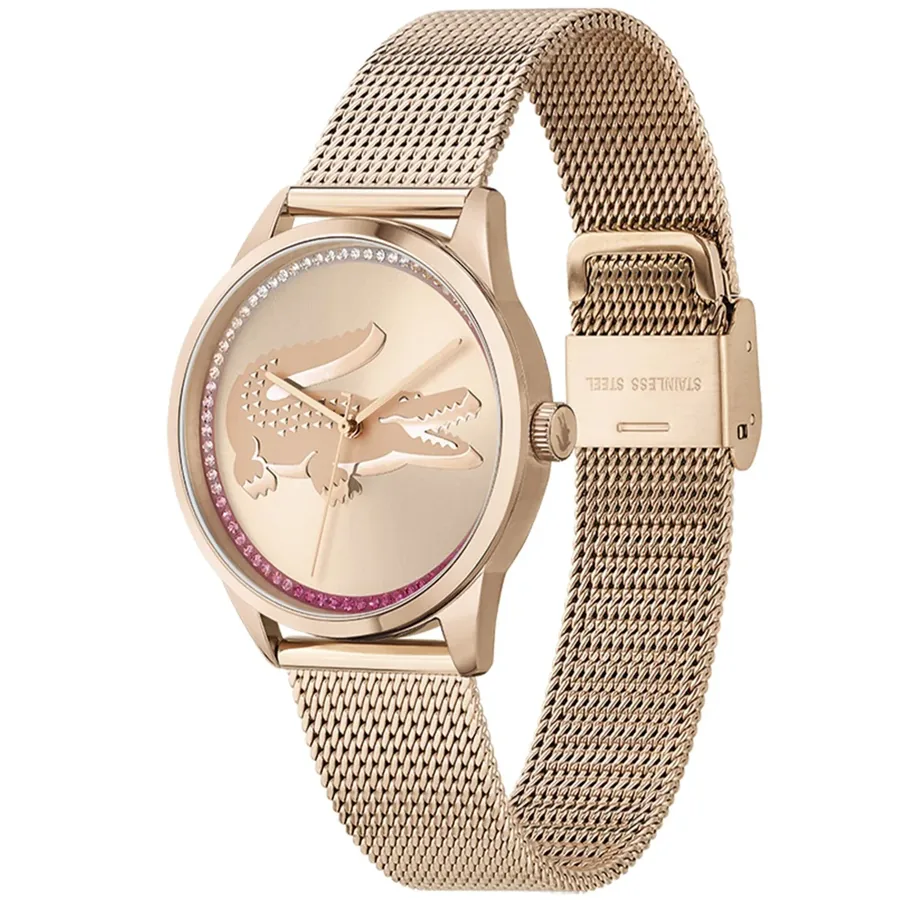 Lacoste Ladycroc 36mm Rose Gold Crystal Dial, view 3