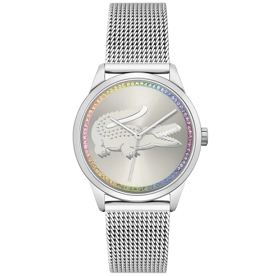 Lacoste Ladycroc 36mm Silver Crystal Dial, front view