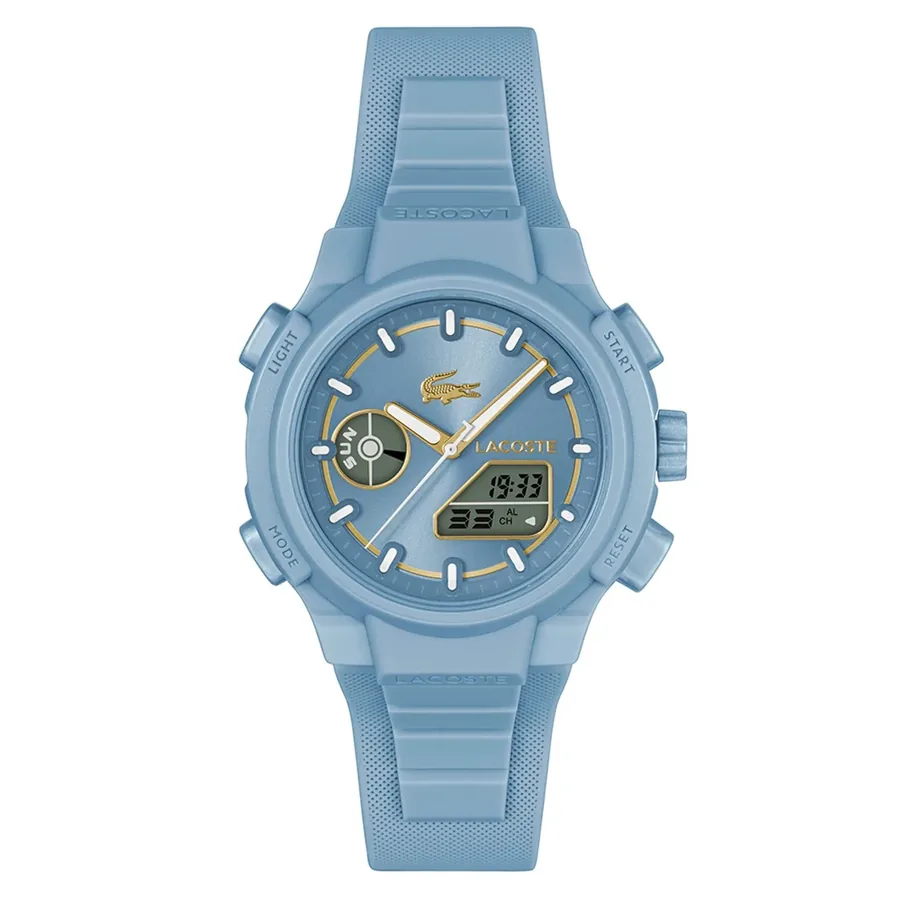 Lacoste LC33 40mm Blue Dial, Blue Rubber Strap, Ref. 2001431, front view