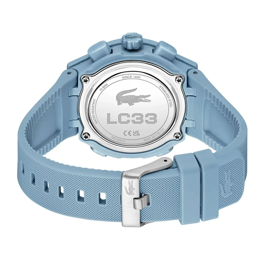 Lacoste LC33 40mm Blue Dial, Blue Rubber Strap, Ref. 2001431, view 4