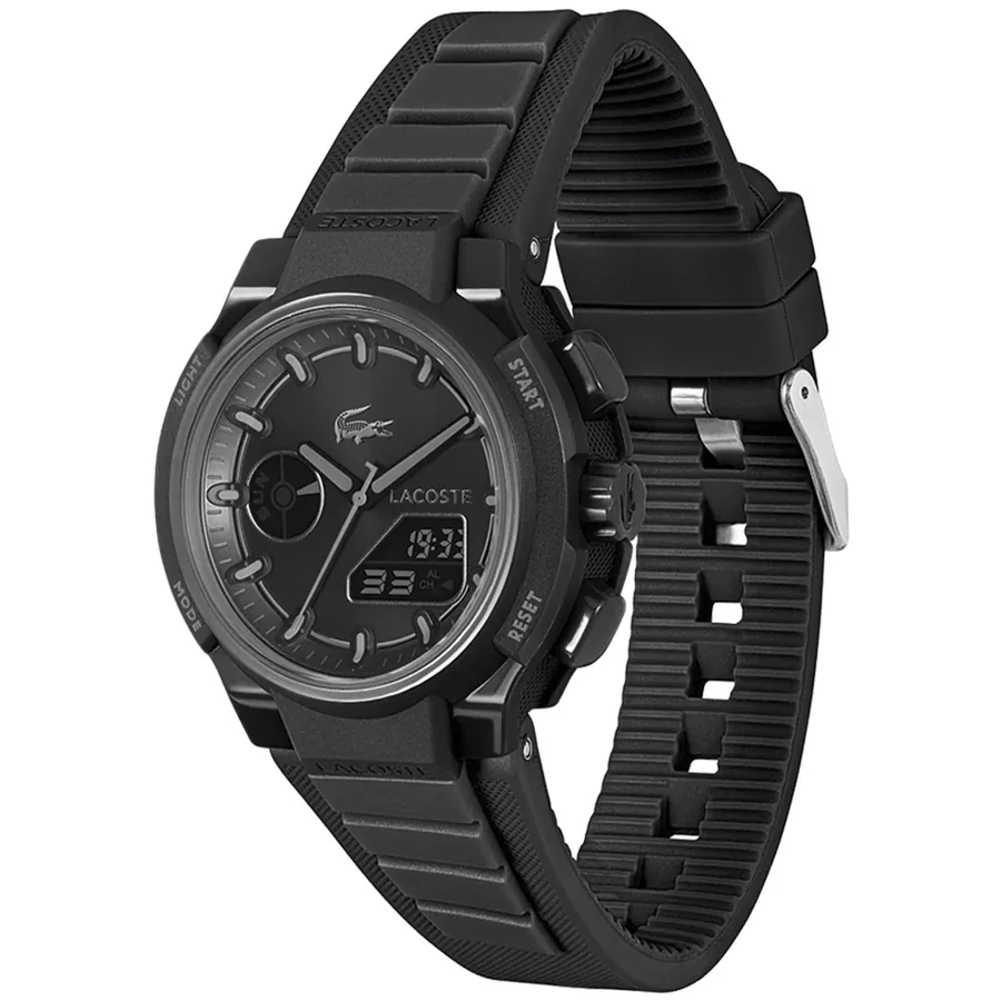 Lacoste LC33 40mm Silver Dial, Black Rubber Strap, Ref. 2001478, view 3