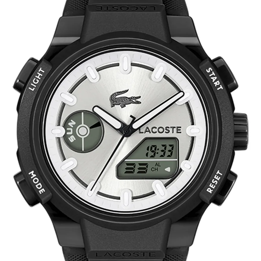 Lacoste LC33 40mm Silver Dial, Black Rubber Strap, Ref. 2001479, view 2