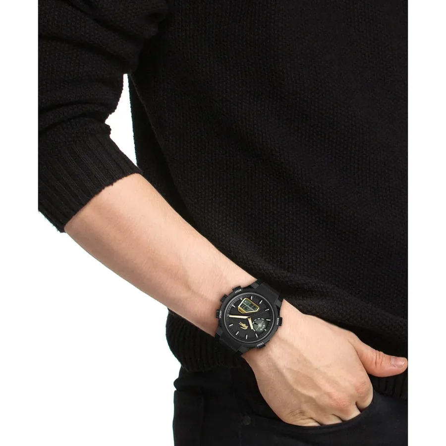 Lacoste LC33 45mm Black and Gold Dial, view 2