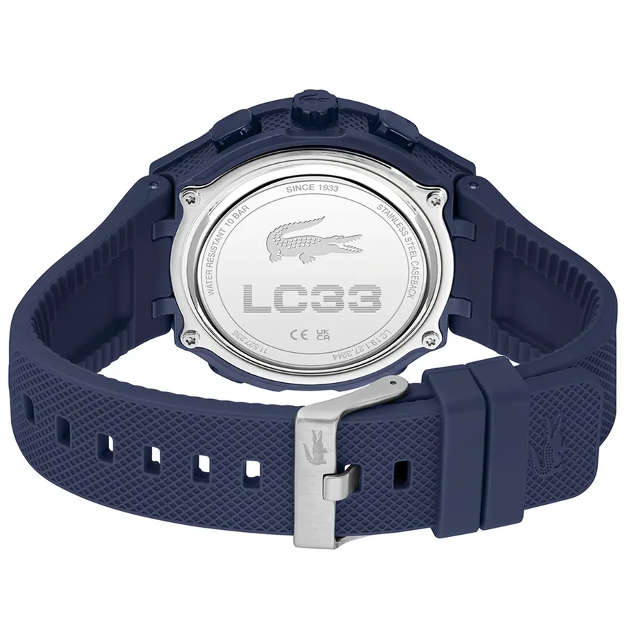 Lacoste LC33 45mm Blue Dial, Blue Rubber Strap, Ref. 2011434, view 4