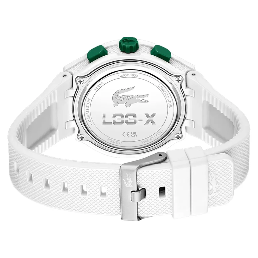 Lacoste LC33 45mm Chronograph White Dial, view 4