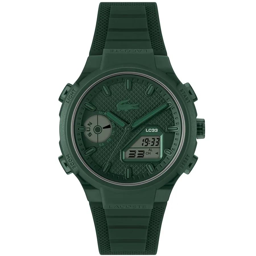Lacoste LC33 45mm Green Dial, Ref. 2011449, front view