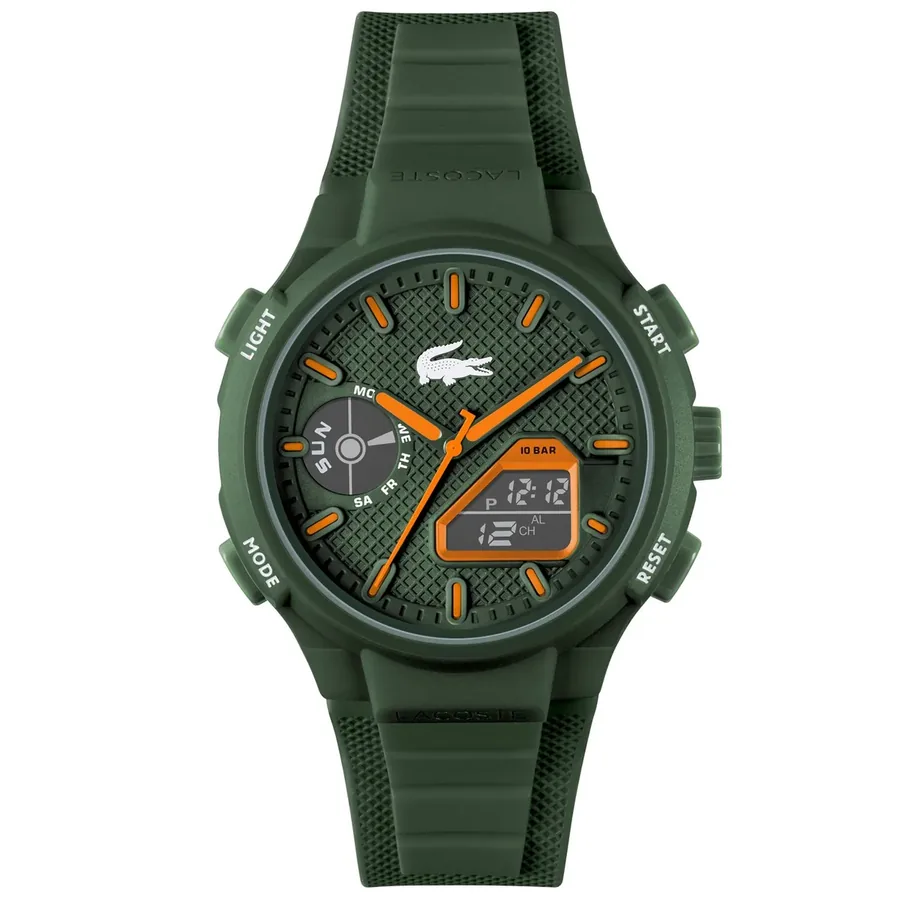 Lacoste LC33 45mm Green Dial, Ref. 2011367, front view
