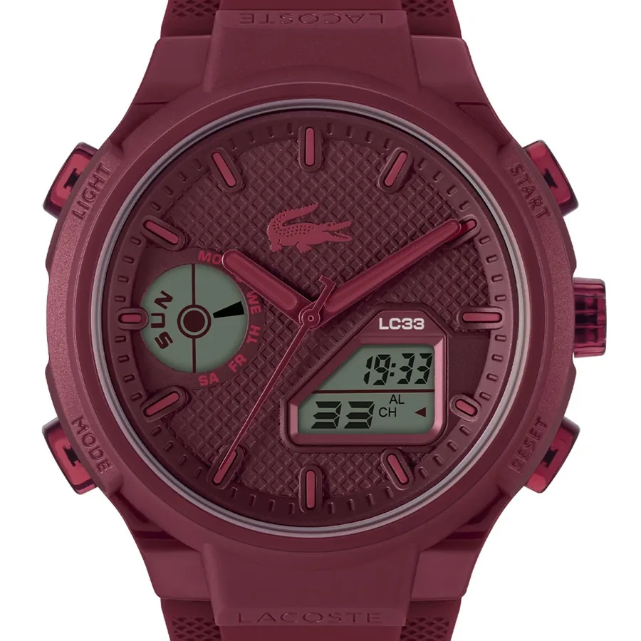 Lacoste LC33 45mm Red Dial, view 3
