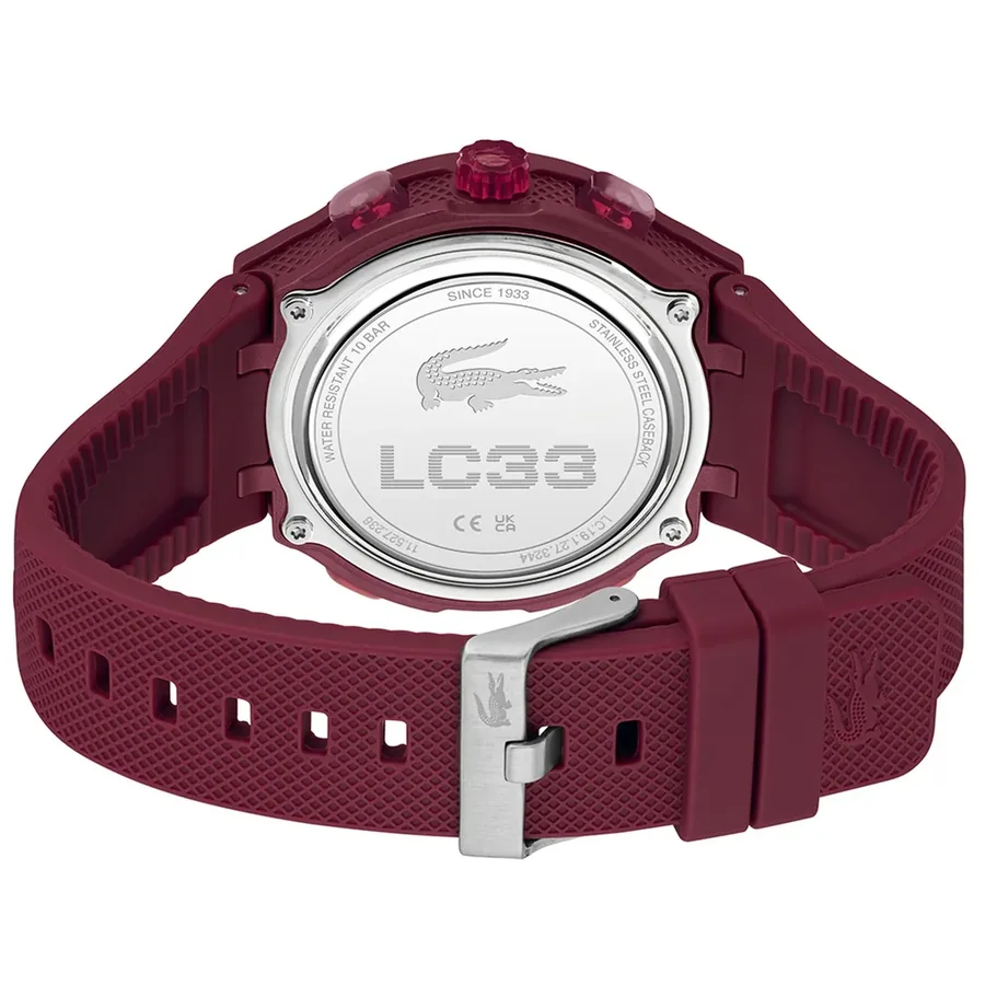 Lacoste LC33 45mm Red Dial, view 5